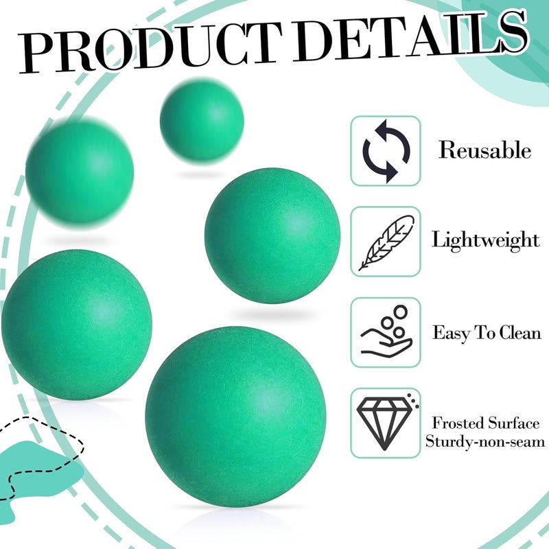 SEEVOR 28 Pcs Balls Table Tennis Balls 40mm Color Plastic Balls Bulk Washable Small Game Balls for Party Decoration Handcrafted Art Carnival Pool Games - Image 3